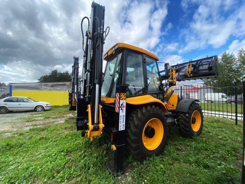 MST m544s экскаватор-погрузчик