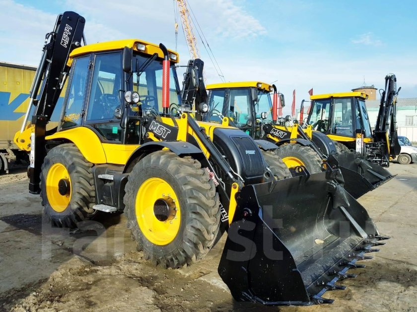 MST m544s экскаватор-погрузчик