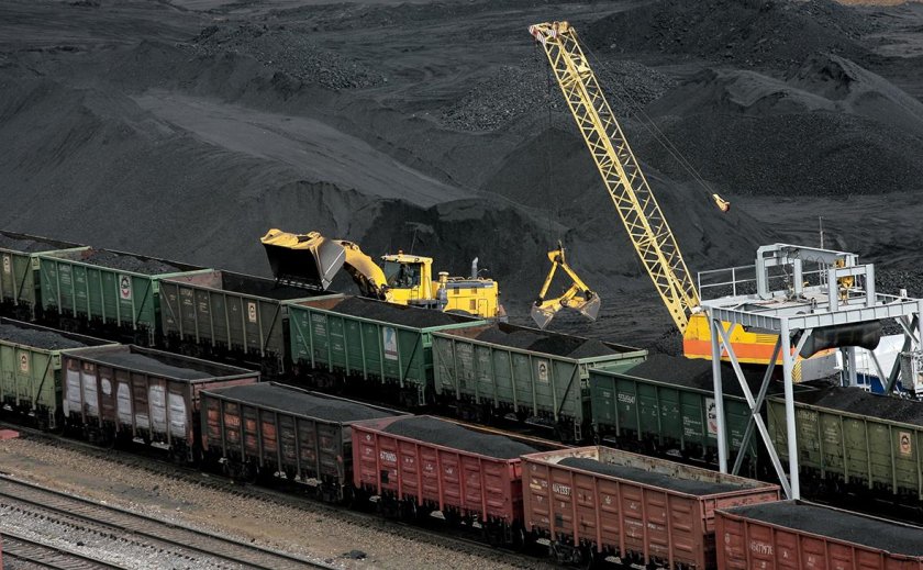 Уголь в вагонах Кузбасс