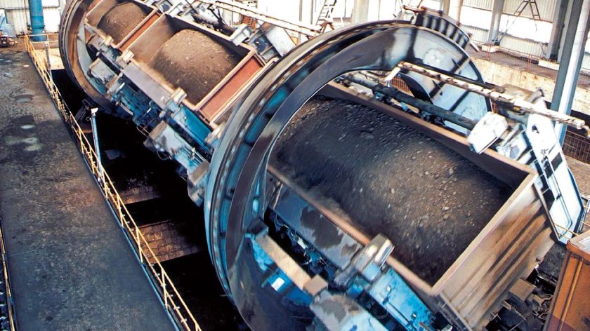 Роторный вагоноопрокидыватель ВРС 110