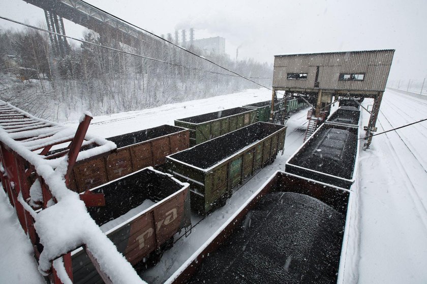 Полувагон РЖД С углём