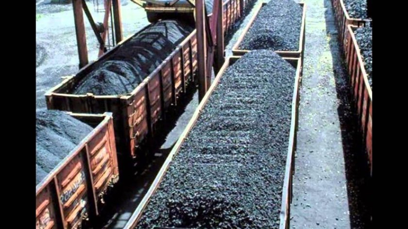 Полувагон с углем