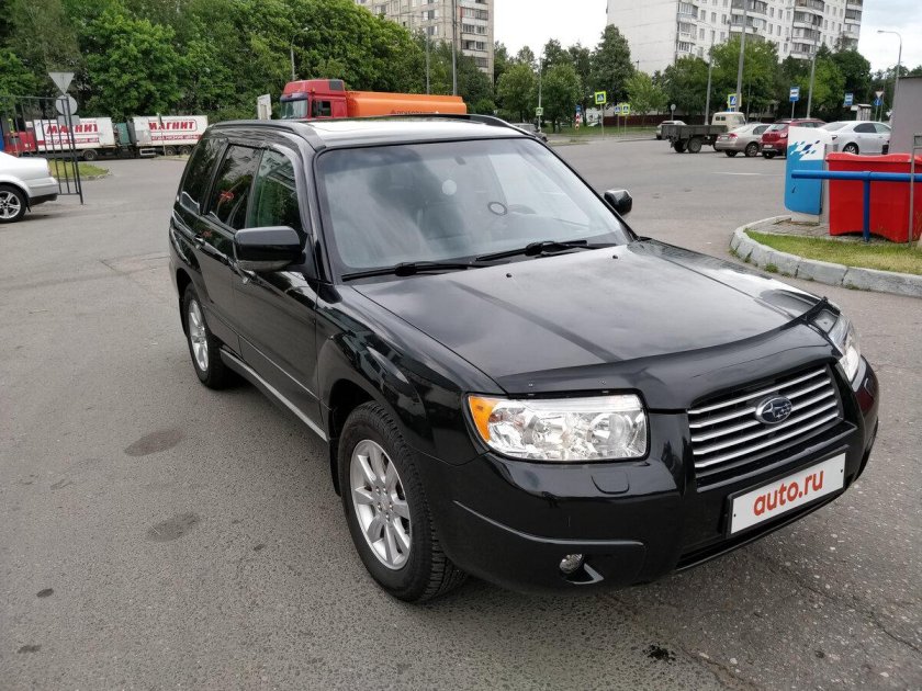 Субару Форестер 2007 черный