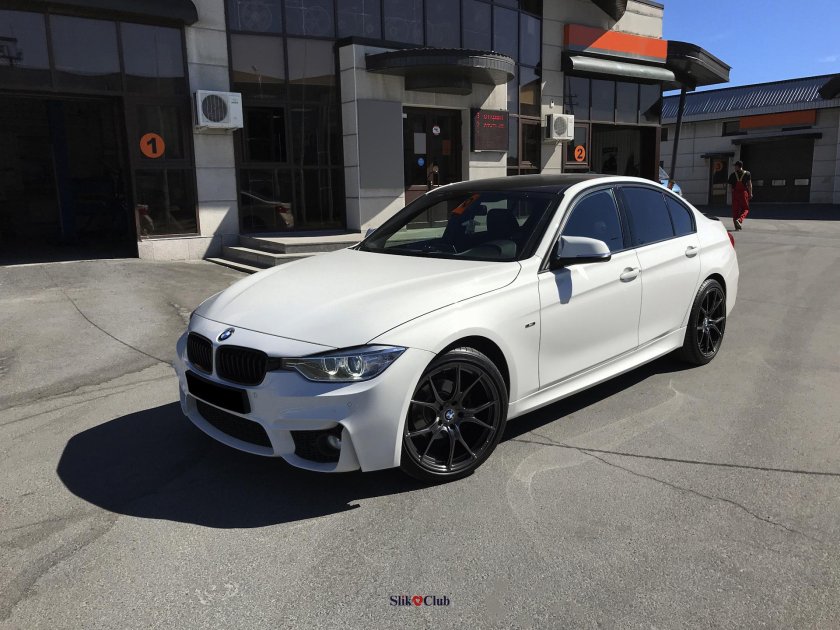 БМВ ф30 белая