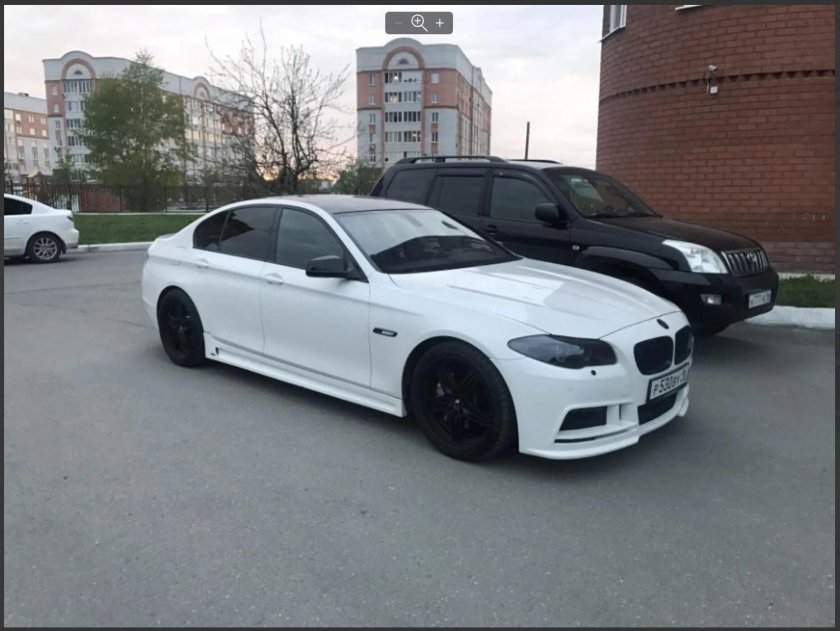 BMW 5 f10 белая тонированная