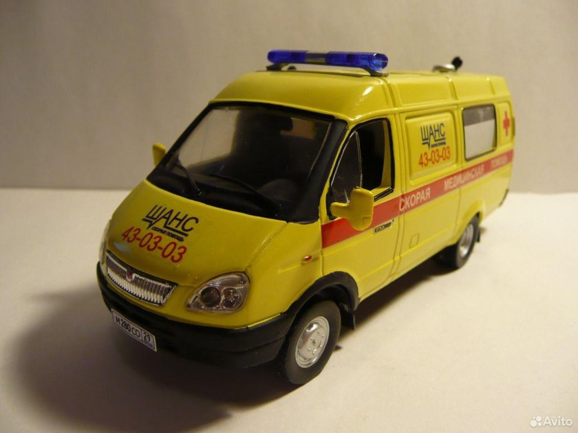 Газель скорая 1:43