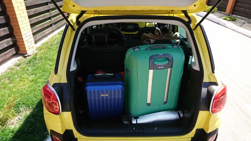 Fiat 500 багажник