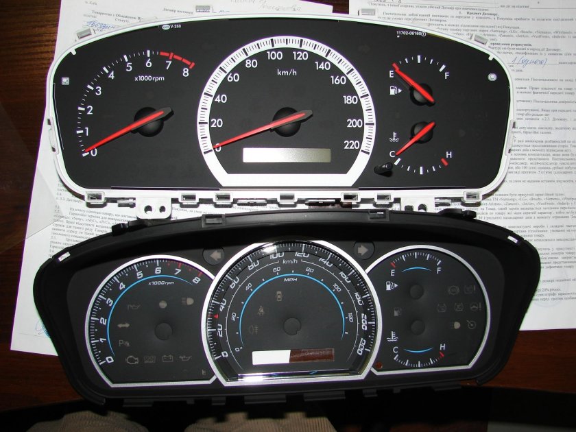 Приборная панель Chevrolet Epica