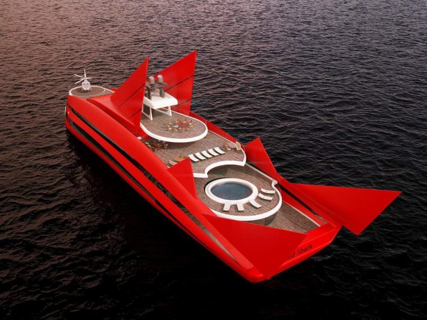 Цветные яхты