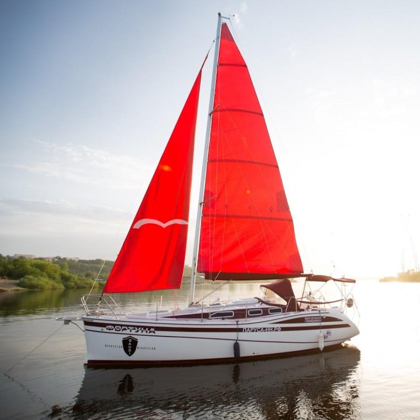 Парусная яхта швертбот