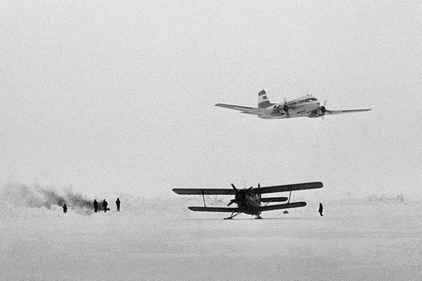 Ил-14 ледовая разведка