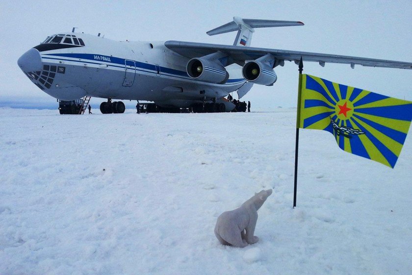 Ил 76 новая земля