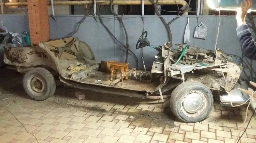 Разобранная ГАЗ 21