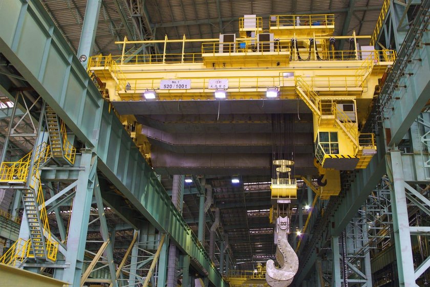 Кран мостовой литейный 520 тонн