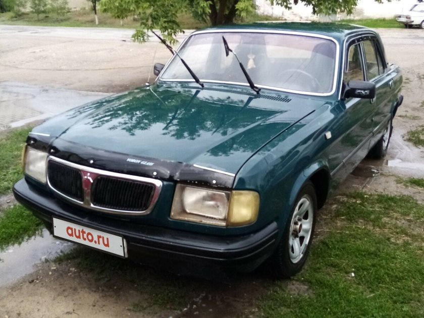 Газ 3110 зеленая