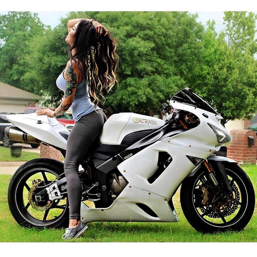 Мария Басова мотоциклистка