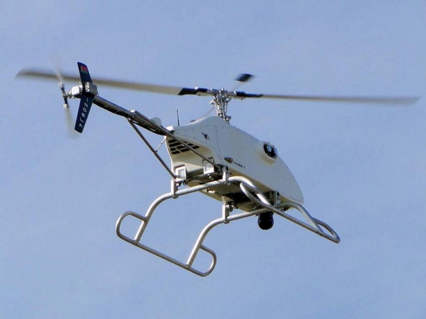 Однороторный дрон – беспилотный вертолет