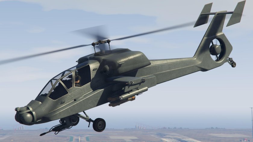 Вертолет Хантер ГТА 5