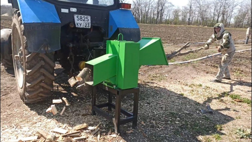 Измельчитель веток на трактор т-40
