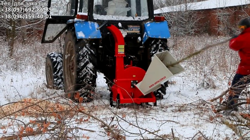 Измельчитель веток для МТЗ 82