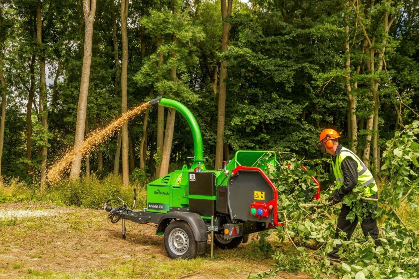 Измельчитель веток Green Mech Arborist 130, 150