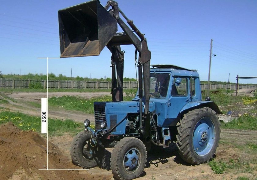 Трактор МТЗ 80 С куном