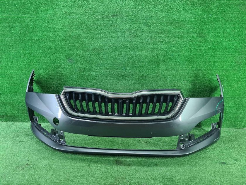 Передний бампер шкода рапид 2020