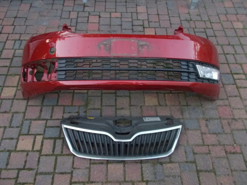 Бампер Шкода Рапид 2019