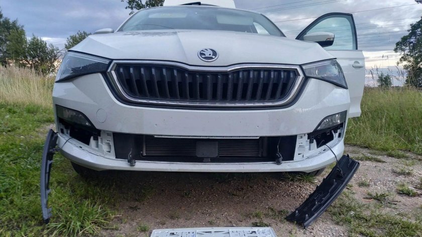 Бампер Шкода Рапид 2020