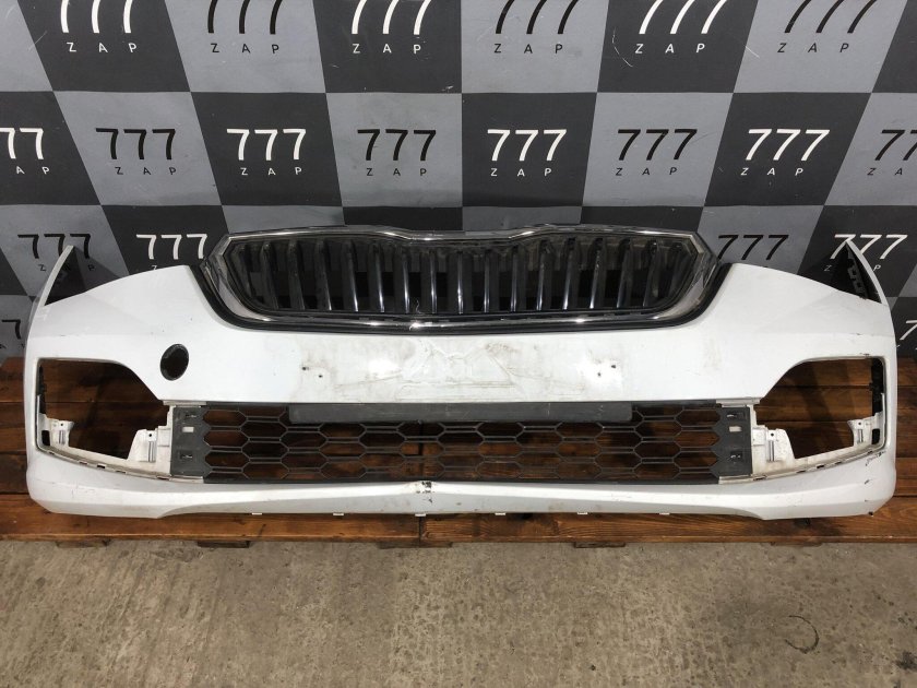 Передний бампер шкода октавия