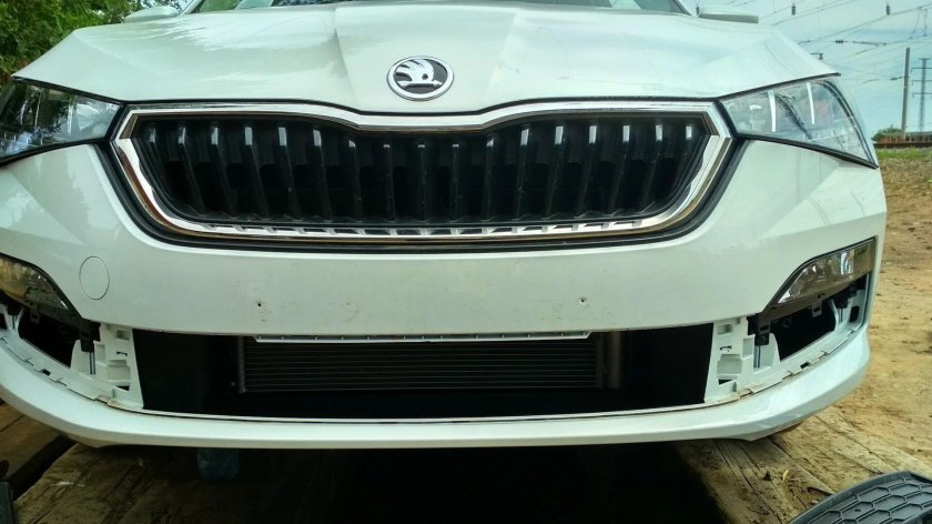 Бампер Шкода Рапид 2020