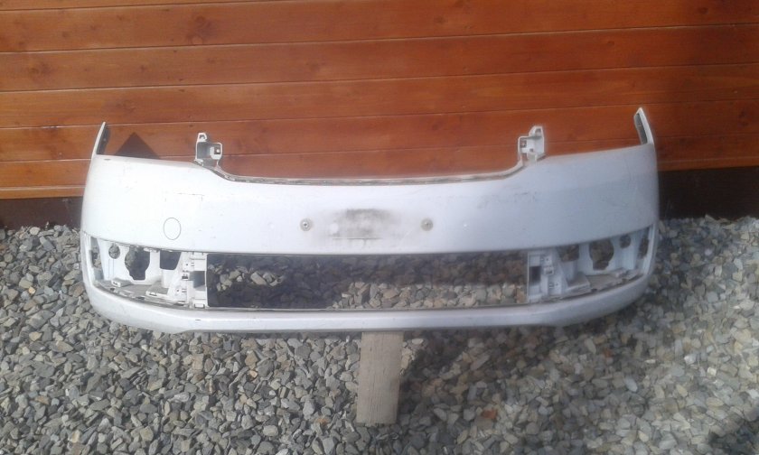 Фольксваген поло 2009 передний бампер