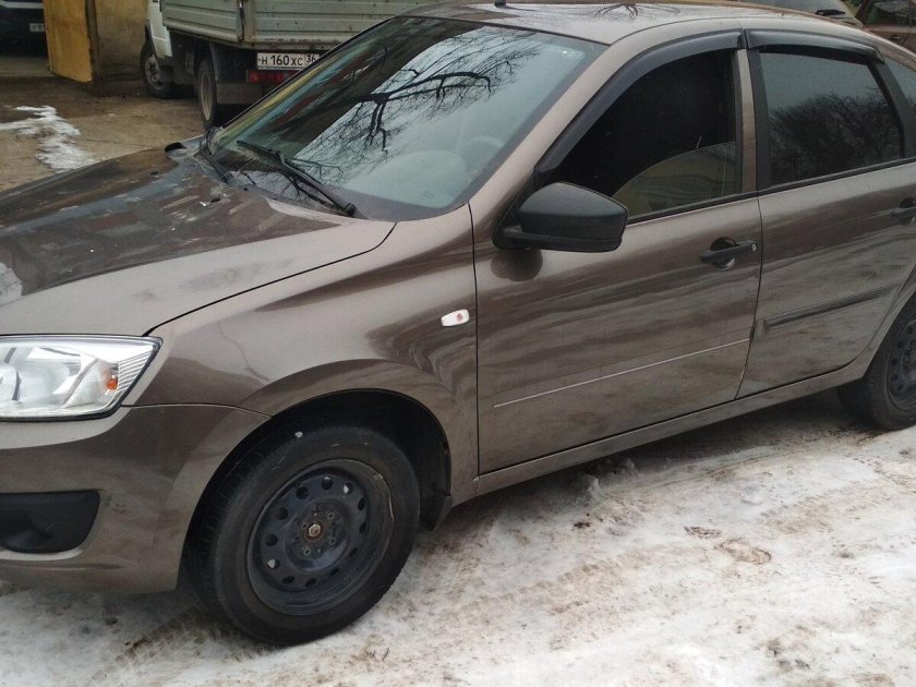 Лада Гранта 2014 кориандр на штампах