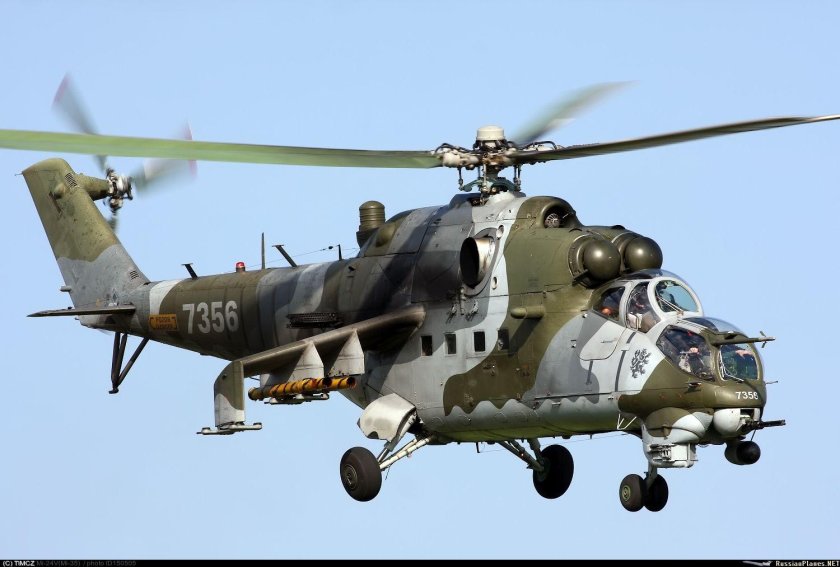 Ми-24 ВВС Чехии