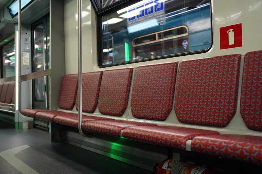 Поезд Балтиец метро СПБ