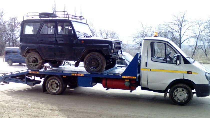 Эвакуатор своими руками из газели