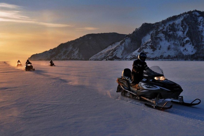 Снегоход Ергаки