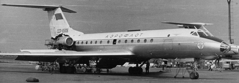 Ту-124а (прототип ту-134), СССР-45075, Новогиреево