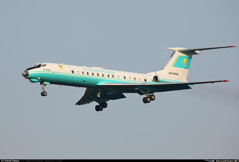 Ту-134 Казахстан