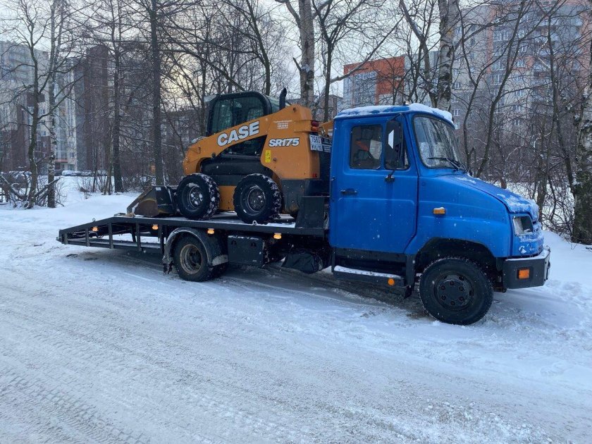 Эвакуатор валдай со сдвижной платформой