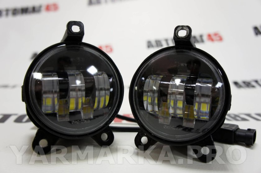 Лед противотуманки на ниву шевроле