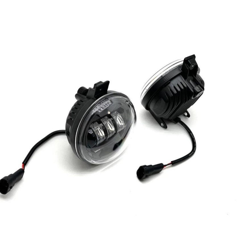 Противотуманные фары (ПТФ) "Sal-man" 3 диода led 50w двухрежимные