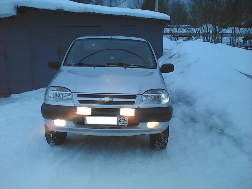 Противотуманки Нива Шевроле 2008
