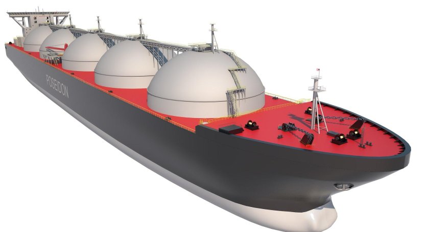 Танкер СПГ 3d модель