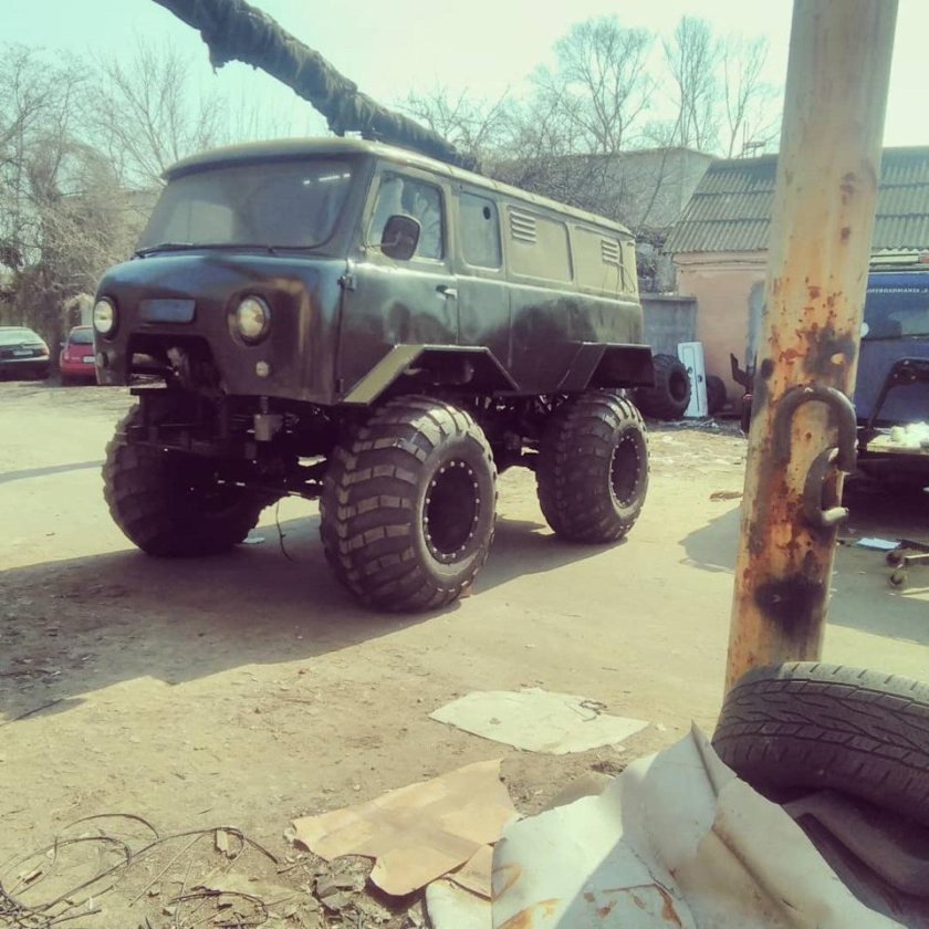 Двигатель от Ниссан Патрол на УАЗ