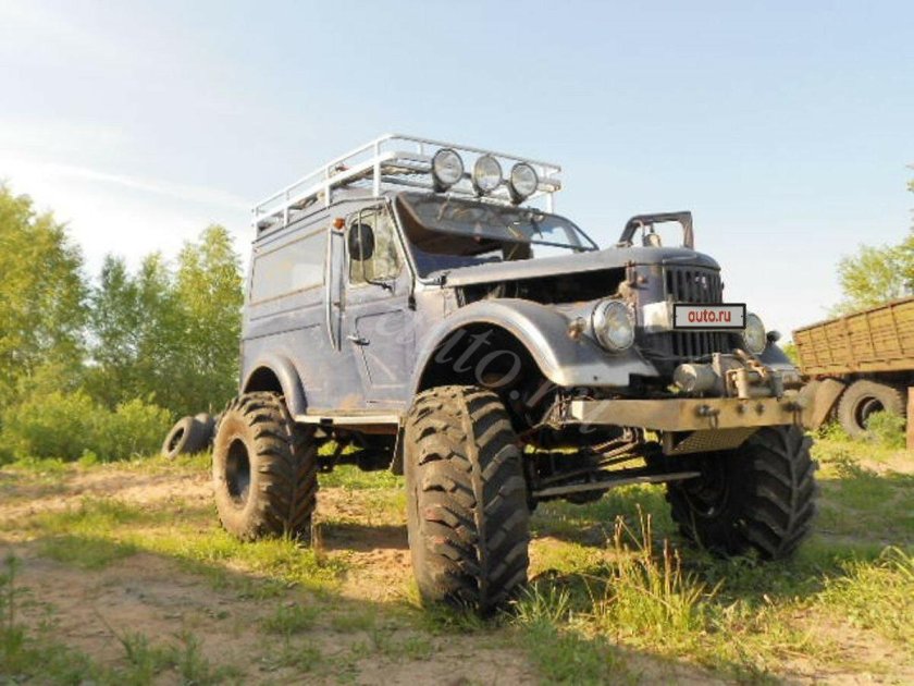 ГАЗ 69 на ободрышах