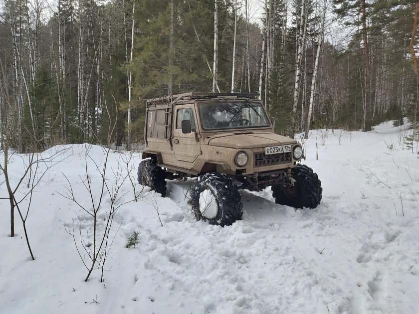Луаз 969 на квадро резине
