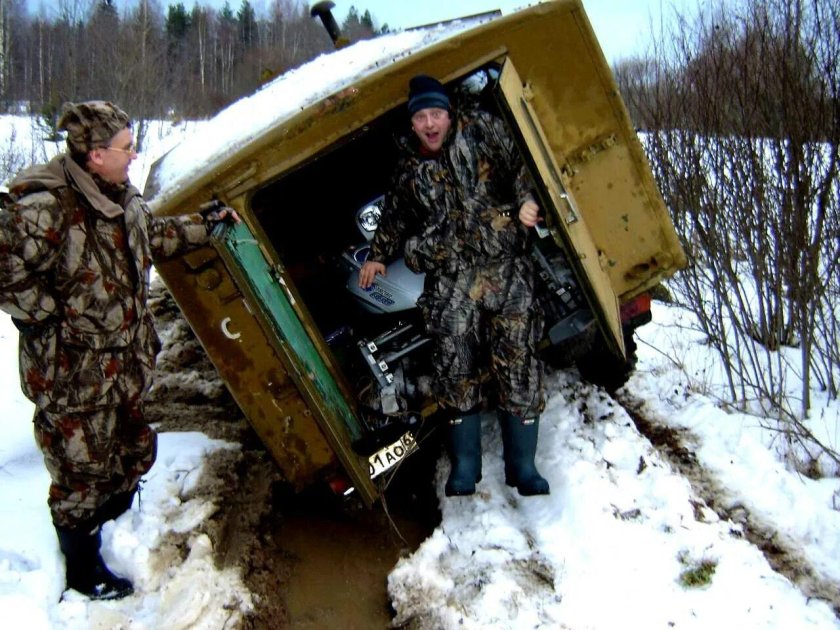 ГАЗ 66 снегоход