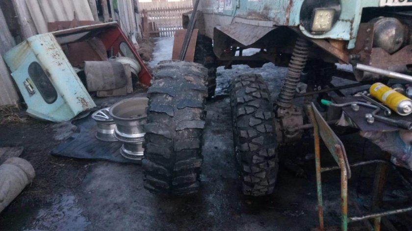 Ободрыши на ЛУАЗ