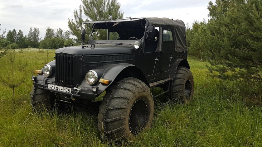 ГАЗ 69 снегоболотоход